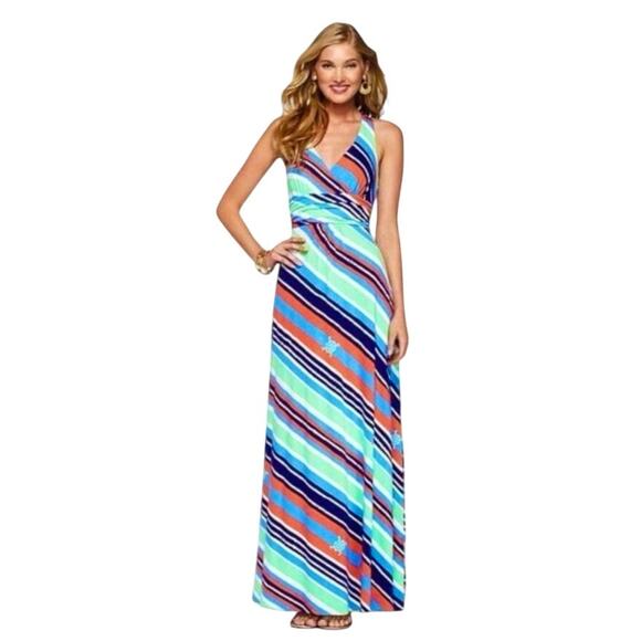 Lilly Pulitzer Blue/Green Dress | Size S - Picture 8 of 8